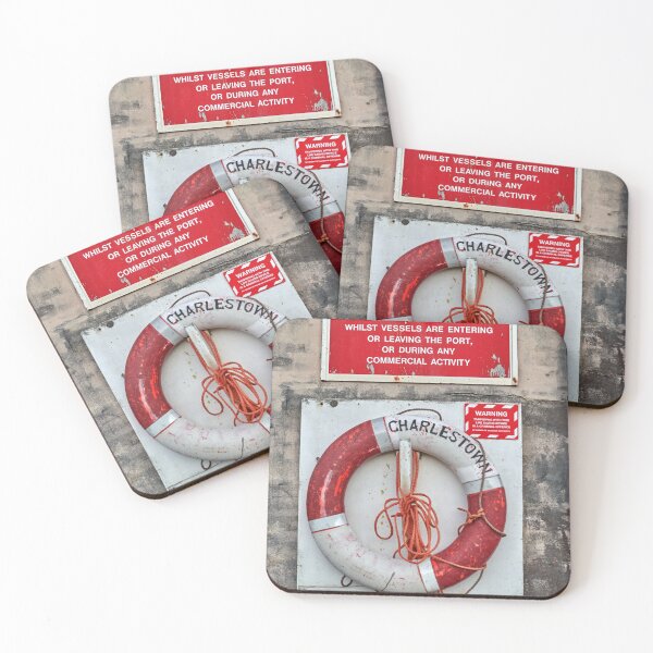 Item preview, A lifebelt at Charlestown Harbour, Cornwall designed and sold by VnGphoto.