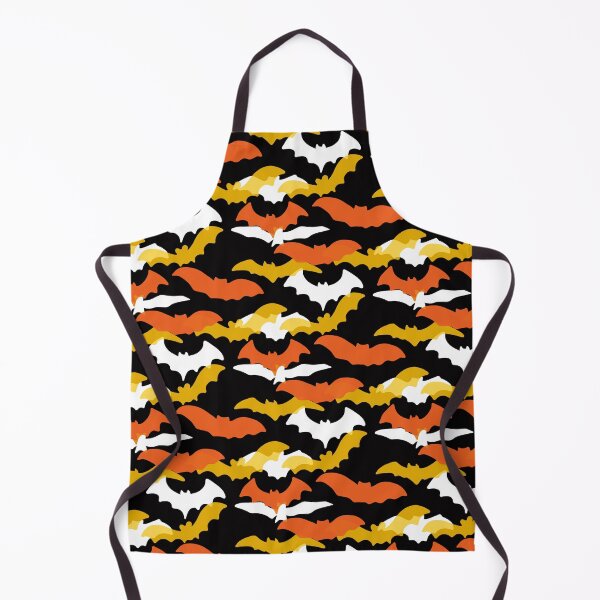 Item preview, Bats Silhouettes - Fun Candy Corn Halloween Pattern designed and sold by TheRainbowRoom.