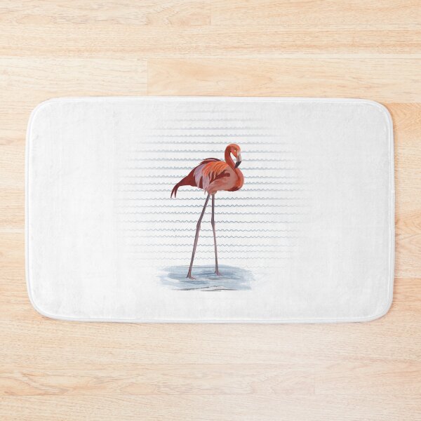 Item preview, Elegant Flamingo in the Sunset Watercolour Illustration - Caroline Laursen Original designed and sold by Caroline Laursen.
