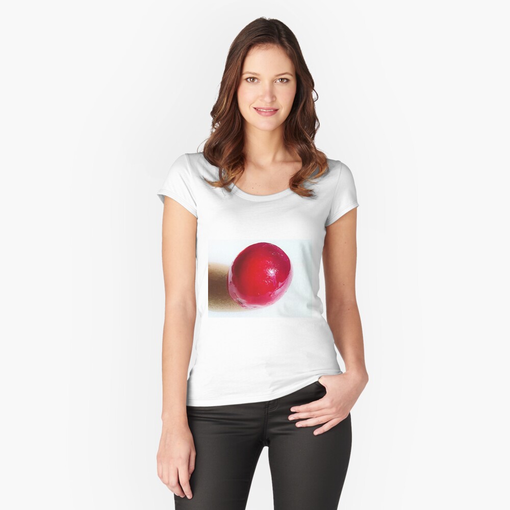 Item preview, Fitted Scoop T-Shirt designed and sold by farmbrough.