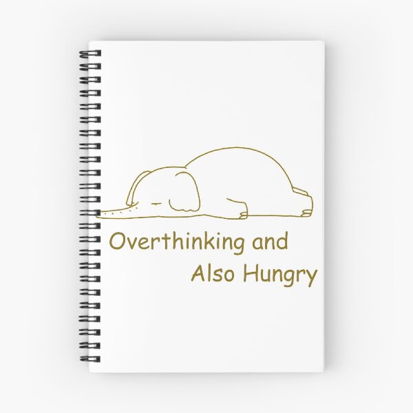 Item preview, Overthinking And Also Hungry-Funny elephant Gift For elephant Lover designed and sold by Designs-RZ.