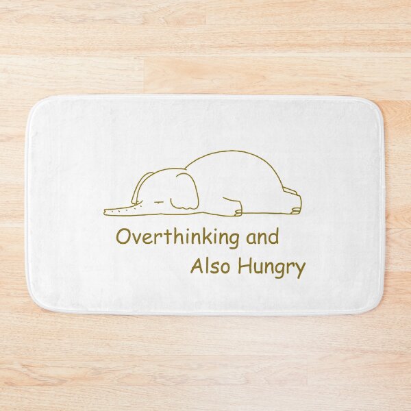 Item preview, Overthinking And Also Hungry-Funny elephant Gift For elephant Lover designed and sold by Designs-RZ.