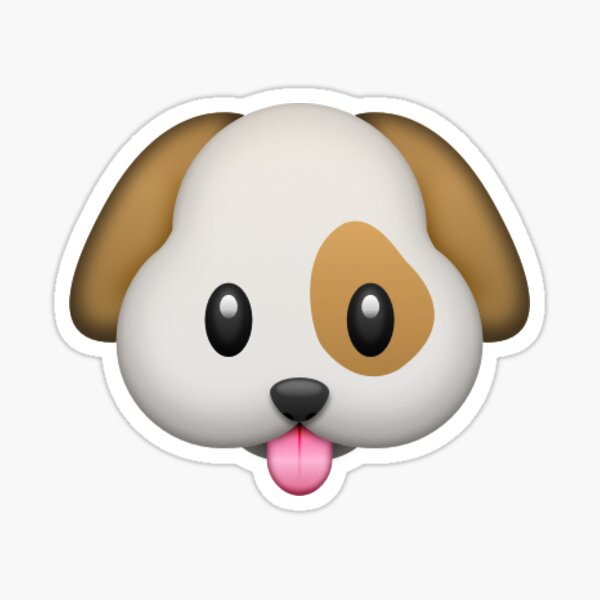 Puppy Emoji Stickers Redbubble