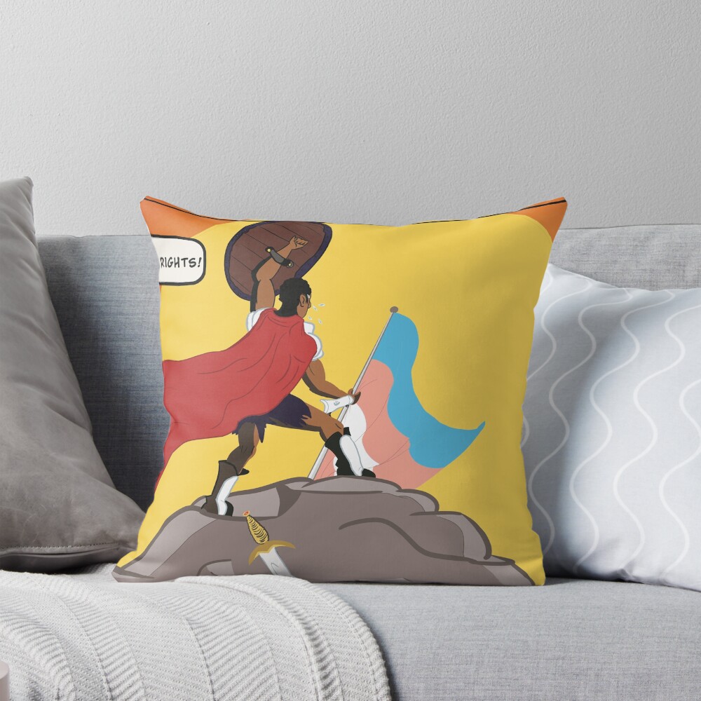 Item preview, Throw Pillow designed and sold by Zagpi.