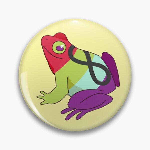 Item preview, Neurogender Pridefrog designed and sold by amphibian-a-day.