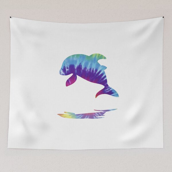 Item preview, Dolphin Tie Dye 2021: Happy Dolphin Colourful Gift designed and sold by designisthelife.