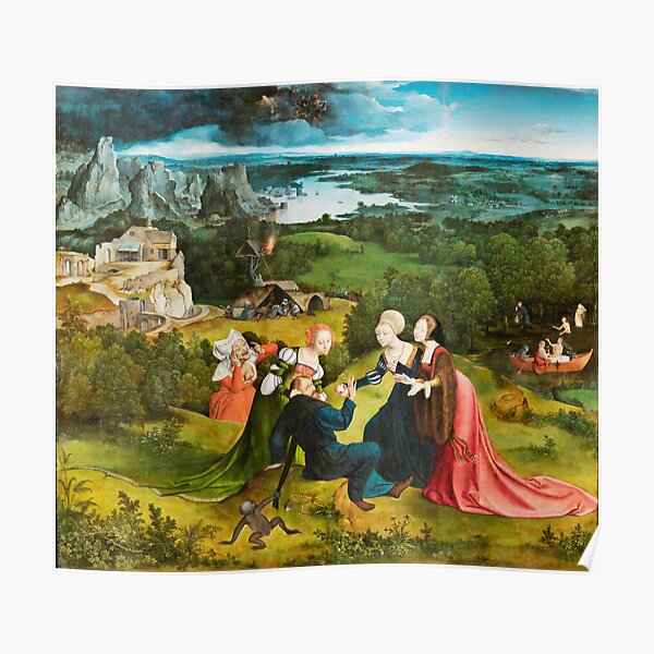 The Temptations of Saint Anthony - Joachim Patinier Poster
