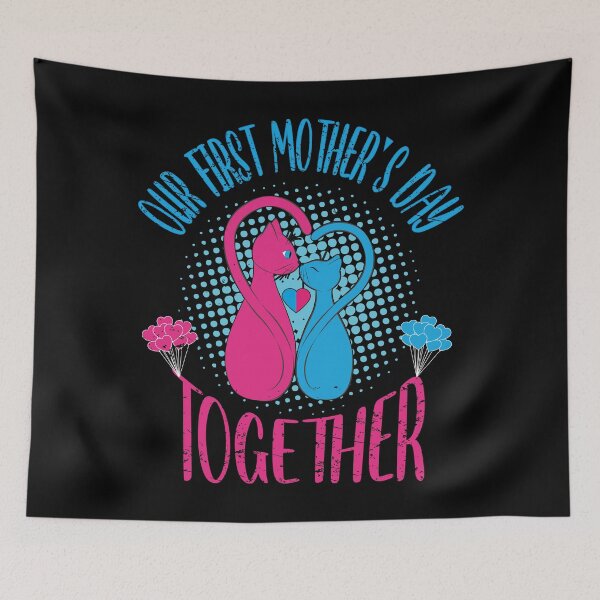 Item preview, Our First Mothers Day Together | Cat mom lovers designed and sold by YAHIA-14.