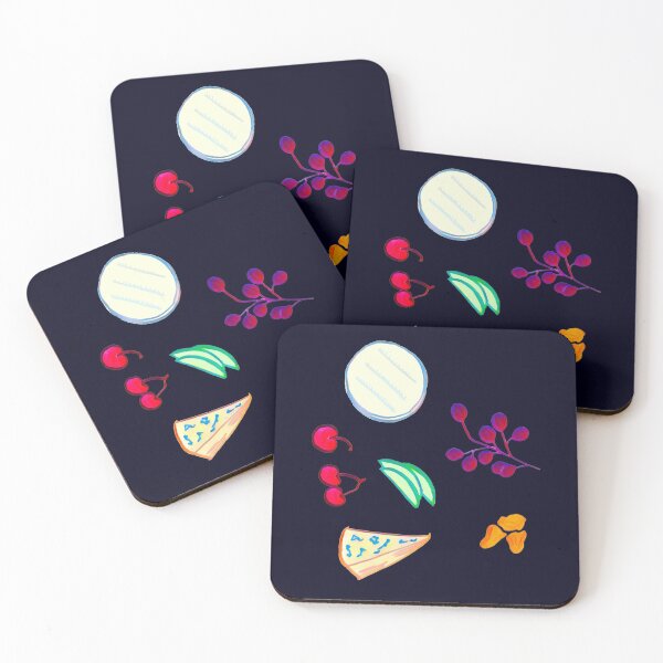 Item preview, Cheeseboard components Cheese Grapes Dried Apricots designed and sold by DesignsofNote.
