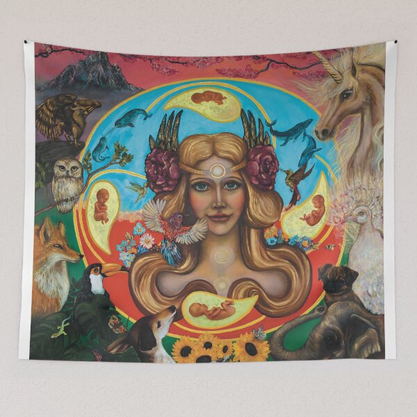 Item preview, Mother Earth Gaya Goddess Mother Nature  designed and sold by NinoPonditerra.