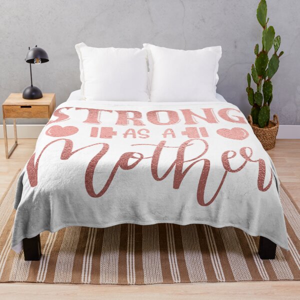 Item preview, Strong as a mother, I love you mum - Rose Gold designed and sold by Schuva.