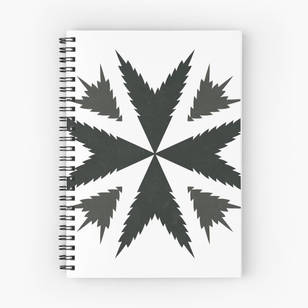 Item preview, Maltese Cross Cannabis Leaves (Black) designed and sold by John Uttley.