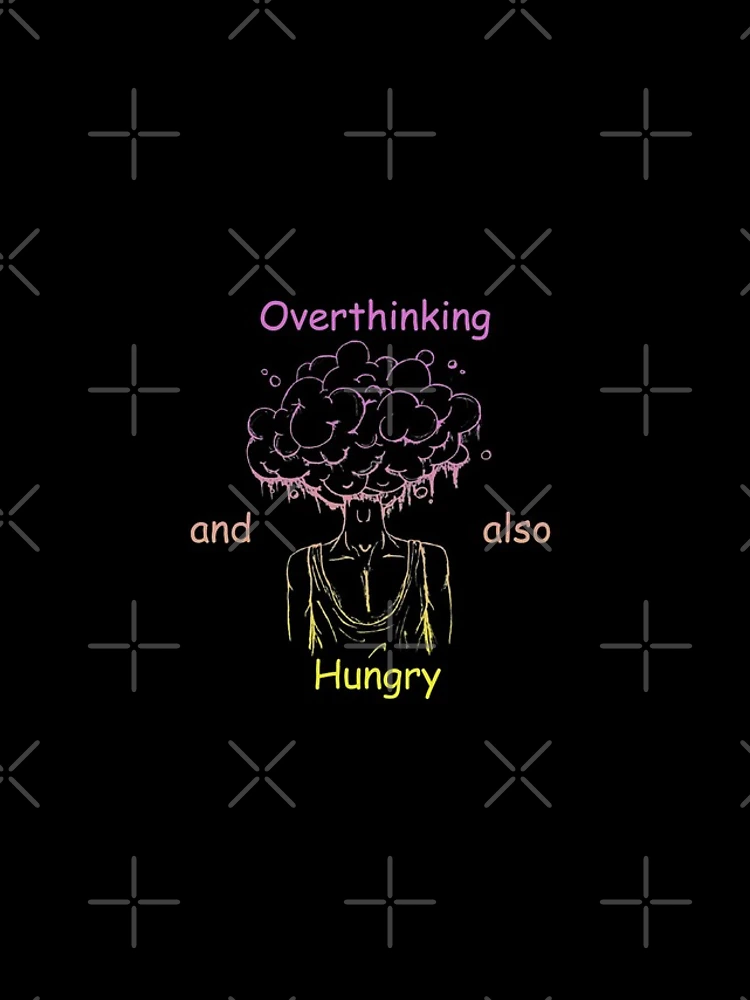 Thumbnail 4 of 4, iPhone Case, Overthinking And Also Hungry designed and sold by Designs-RZ.