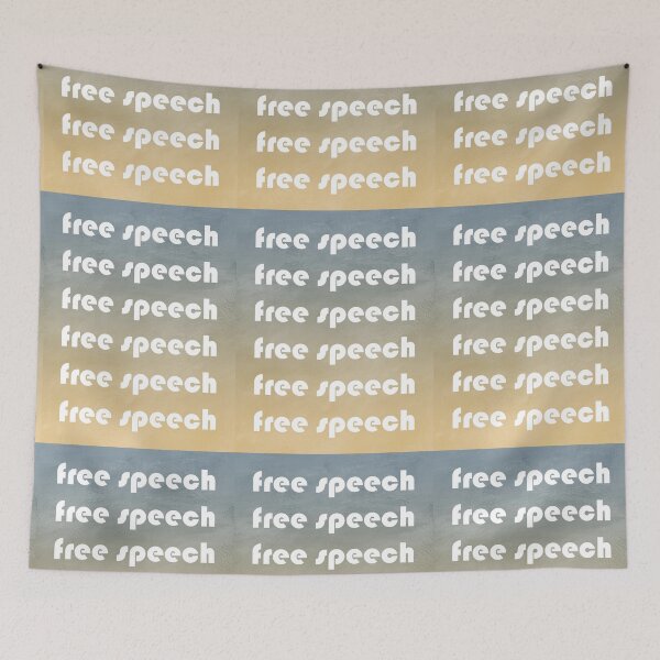 Item preview, Free speech typography designed and sold by StudioArtNew.