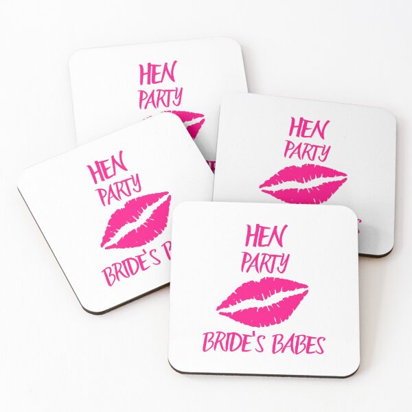 Item preview, HEN PARTY BRIDE'S BABES designed and sold by kawrdesigns.