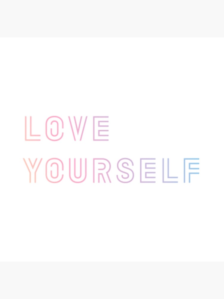 "bts love yourself sticker " Poster for Sale by stickers001 Redbubble