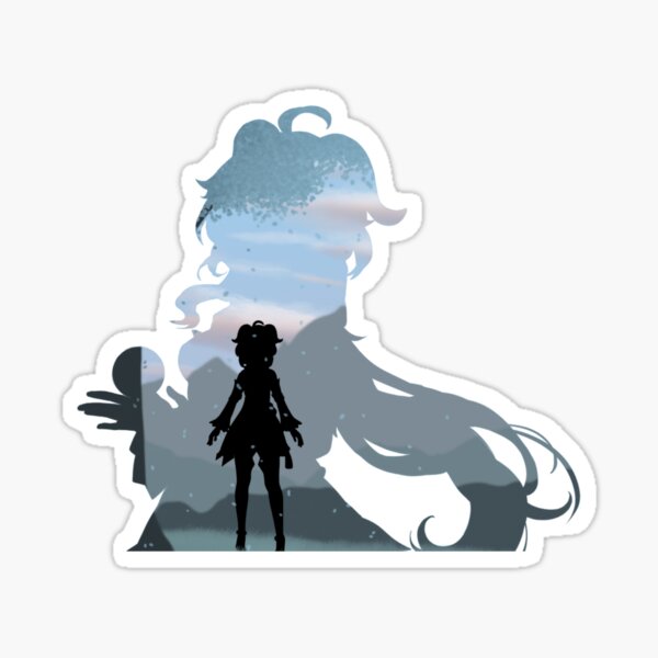 Genshin Impact Ganyu Art Stickers | Redbubble