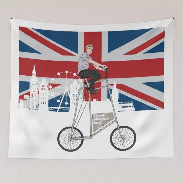 Item preview, Social Distance Bike London designed and sold by KingsManKind.