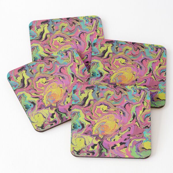 Item preview, Marble Neon Pattern, Marbled Effect Pattern designed and sold by WoollyOrbit2000.