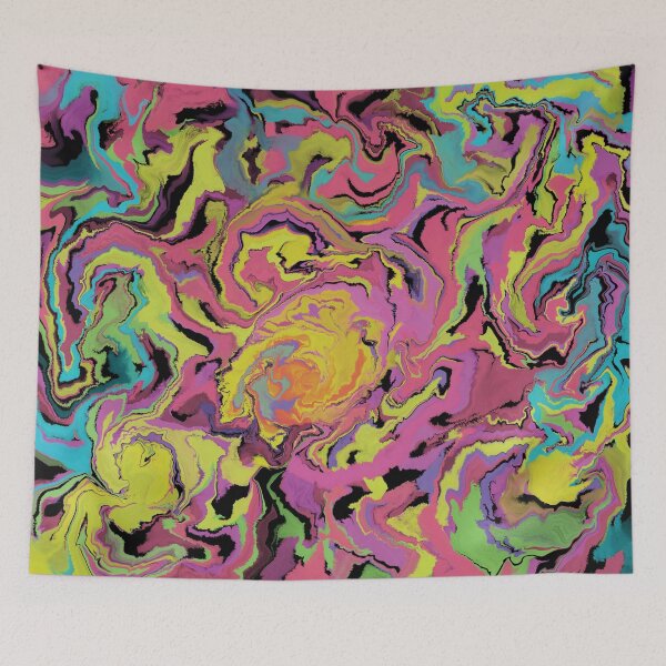Item preview, Marble Neon Pattern, Marbled Effect Pattern designed and sold by WoollyOrbit2000.