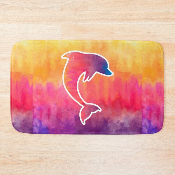 Item preview, Tie Dye Dolphin #3 designed and sold by SalahBlt.