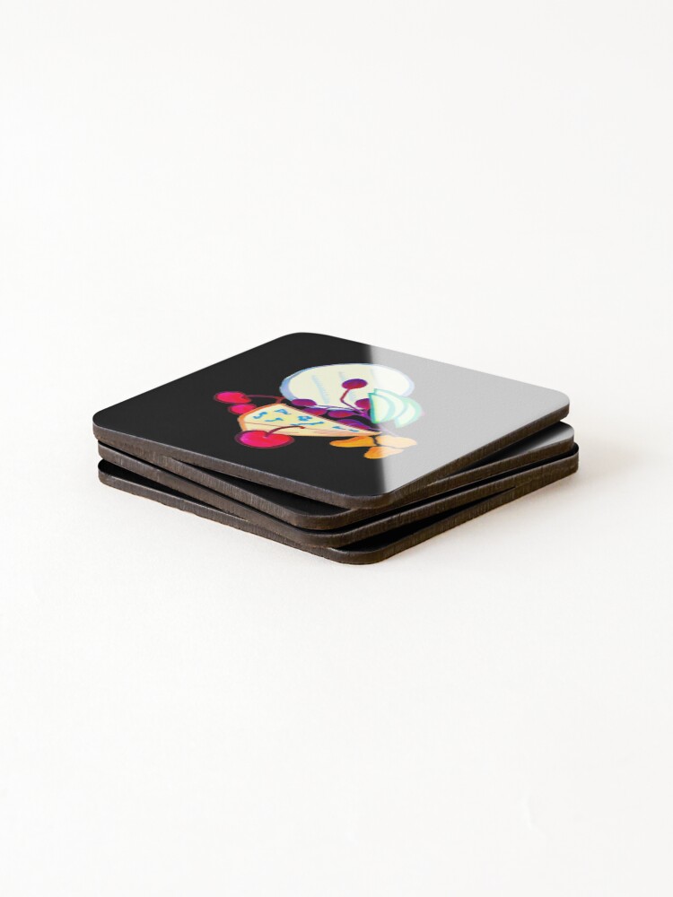 Thumbnail 4 of 5, Coasters (Set of 4), Cheeseboard Brie Fruit Cherries designed and sold by DesignsofNote.