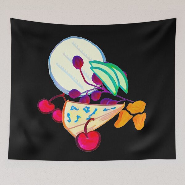 Item preview, Cheeseboard Brie Fruit Cherries designed and sold by DesignsofNote.