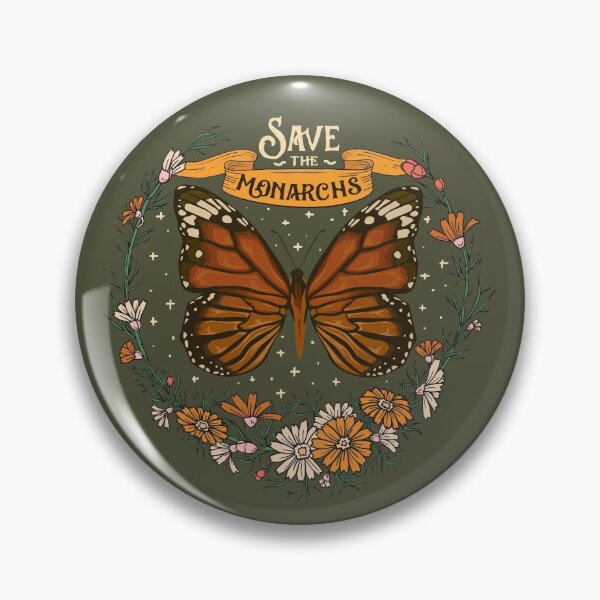 Artikelvorschau, Floral Save The Monarchs Schmetterlingskunst entworfen und verkauft von MrEddie10.