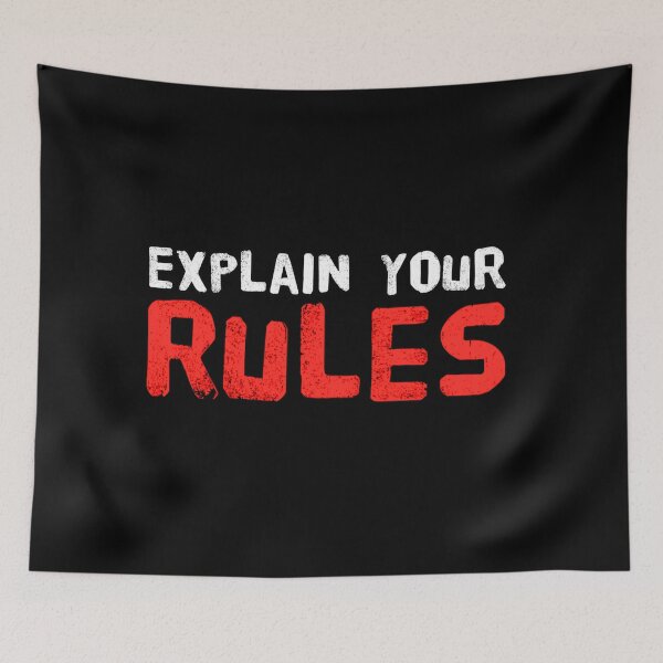 Item preview, Explain your rules designed and sold by suver.