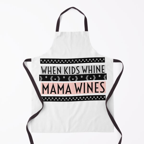 Item preview, When Kids Whine Mama Wines- Pink Black Grey designed and sold by Designs By YL.