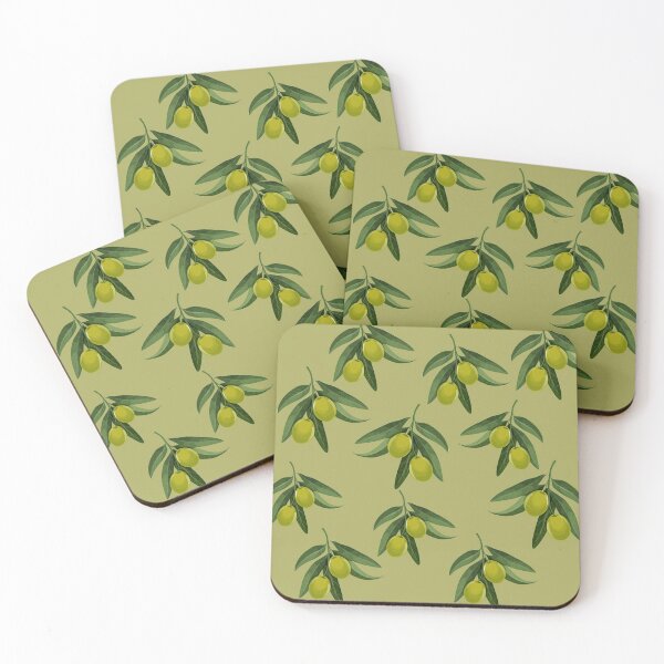 Item preview, olives and leaves designed and sold by Shir-designs.