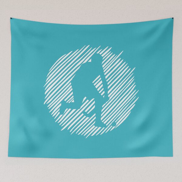 Item preview, Hockey player turquoise designed and sold by hookfreaks.