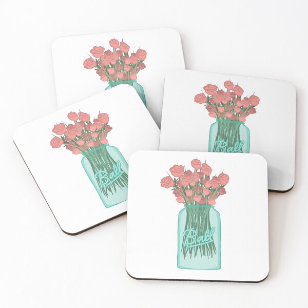 Item preview, mason jar flowers designed and sold by Paige Harken Design.