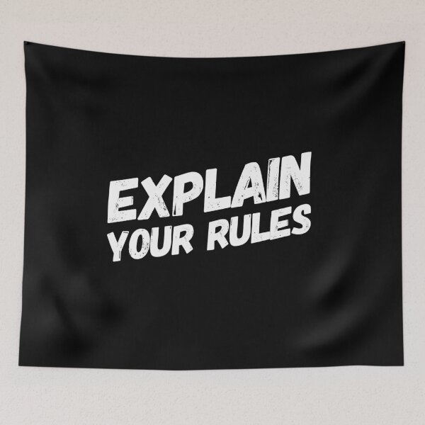 Item preview, Explain your rules designed and sold by suver.