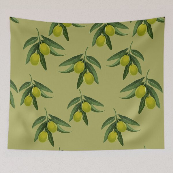 Item preview, olives and leaves designed and sold by Shir-designs.