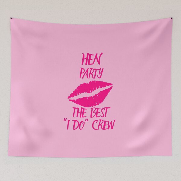 Item preview, HEN PARTY THE BEST "I DO" CREW designed and sold by kawrdesigns.