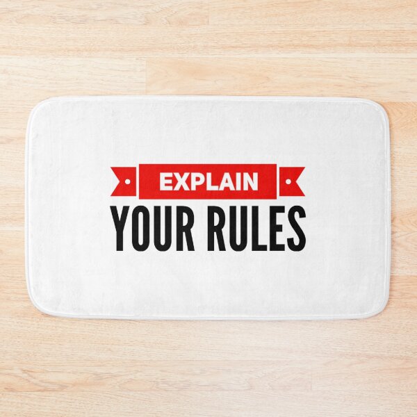 Item preview, Explain your rules designed and sold by suver.