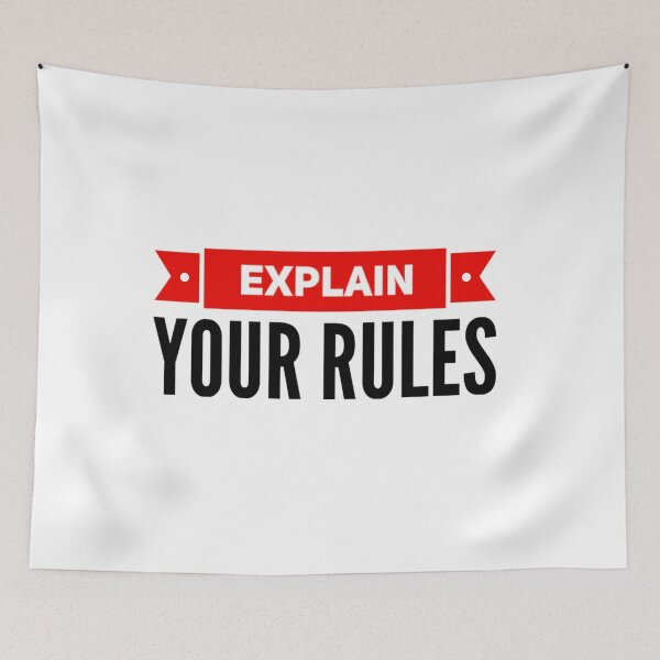 Item preview, Explain your rules designed and sold by suver.