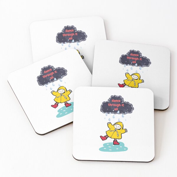 Item preview, Dance Through It All - cute uplifting quote designed and sold by Theleochick.