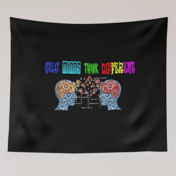 Item preview, Great Minds Think Different - Smart, Inspirational & Motivational Gift designed and sold by Viktor Kabbach.