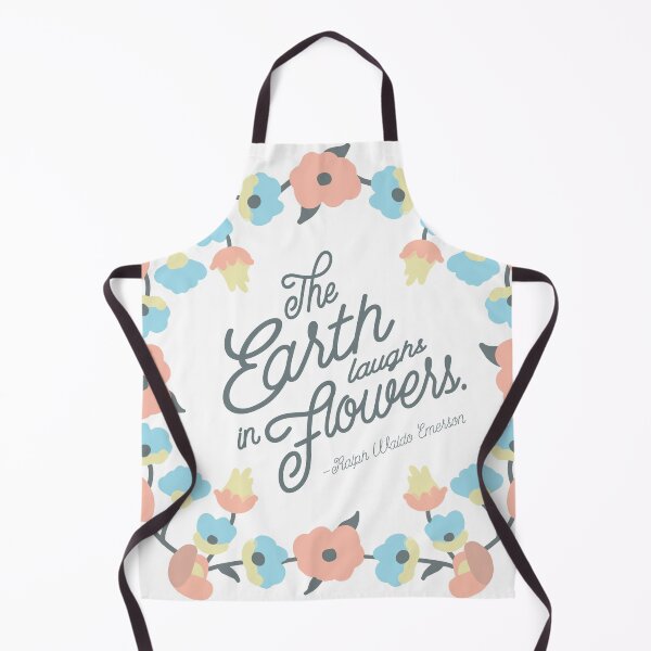 Item preview, Nature Quotes - Emerson | Pink and Blue Pastel Flowers designed and sold by GildedMiddleWay.