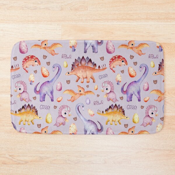 Item preview, Dinosaurs watercolor pattern designed and sold by AnjeseAnna.