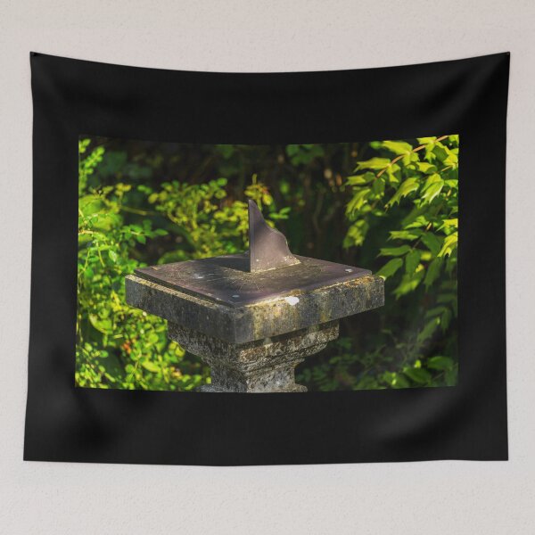 Item preview, An ancient sundial in the shade of trees in an Irish forest designed and sold by AlbertMi.