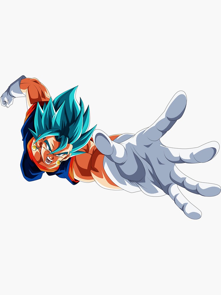 Goku SSJ 2 Sticker by Dankelys