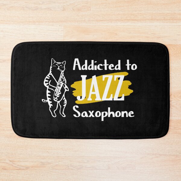 Item preview, Addicted jazz cat sexophone  designed and sold by vidyaroul.