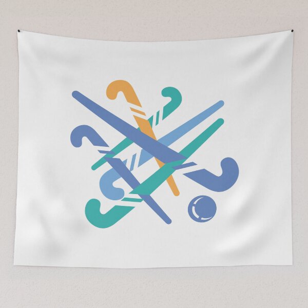 Item preview, Hockey stick turquoise / blue designed and sold by hookfreaks.