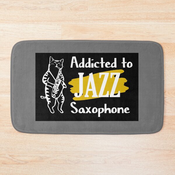 Item preview,  Addicted jazz cat sexophone  designed and sold by vidyaroul.