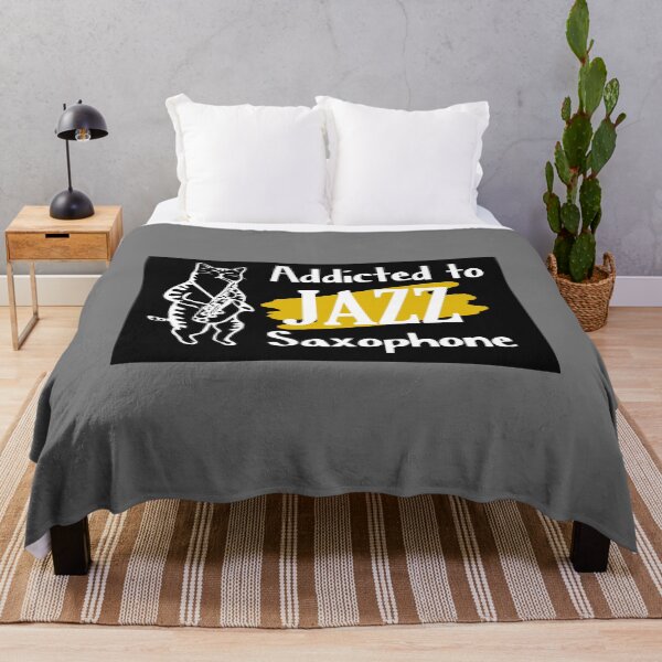 Item preview, Addicted jazz cat sexophone designed and sold by vidyaroul.