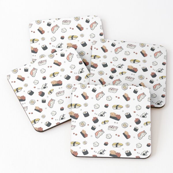Item preview, Handdrawn sushi illustrations, which can also from a pattern designed and sold by AnaEyra.