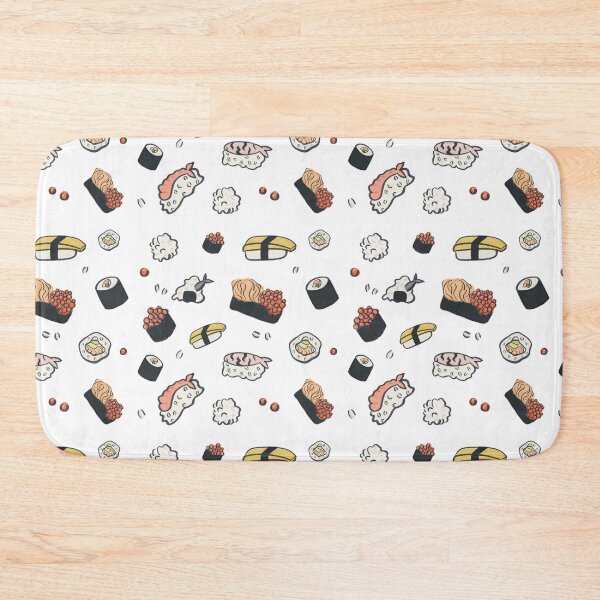Item preview, Handdrawn sushi illustrations, which can also from a pattern designed and sold by AnaEyra.